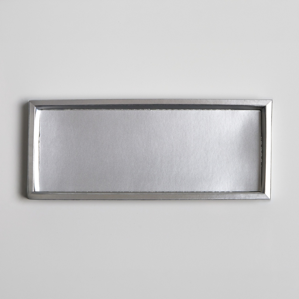 Atelier 10 Flat inlayer with Border Silver