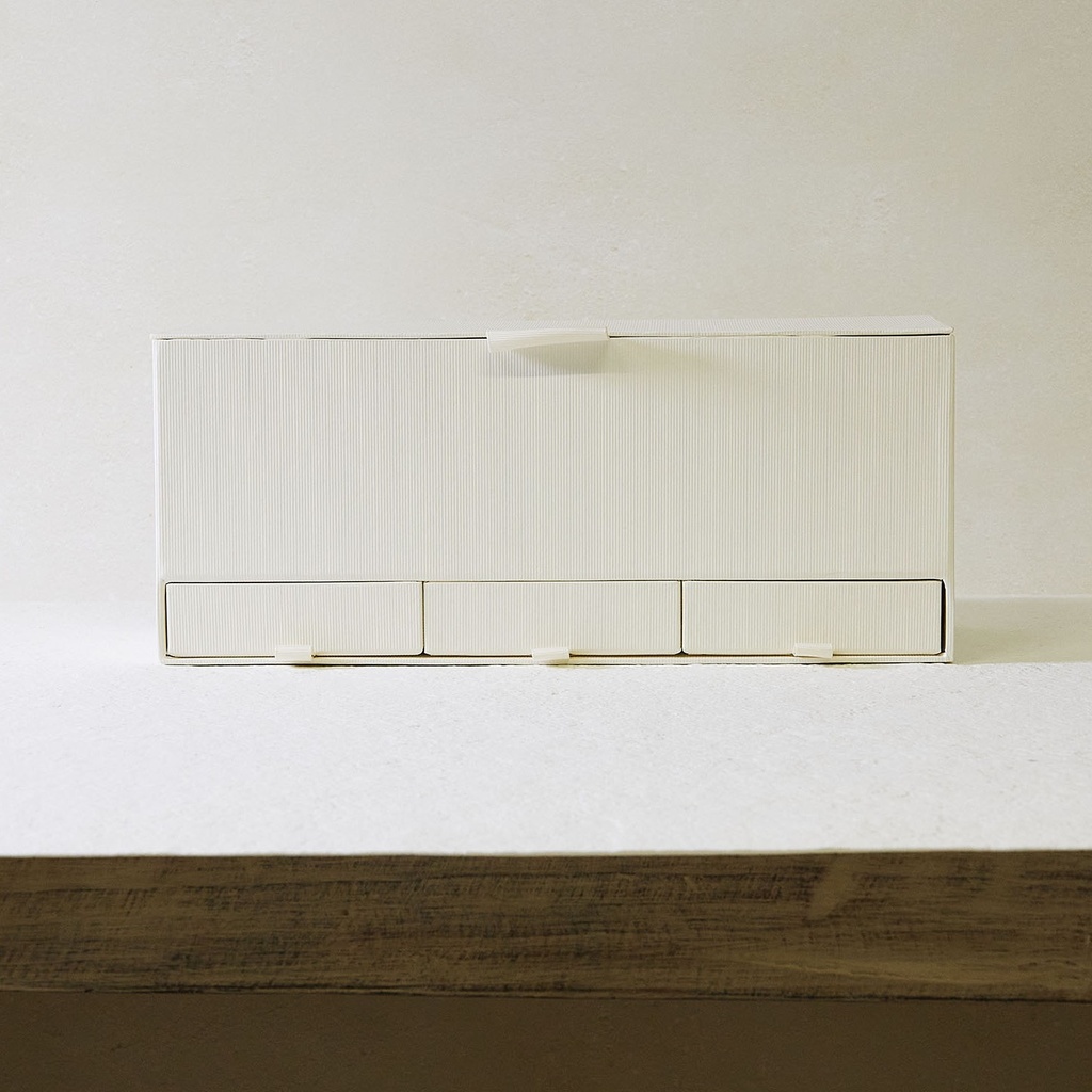 Ivory coffret champagne avec 3 tiroirs