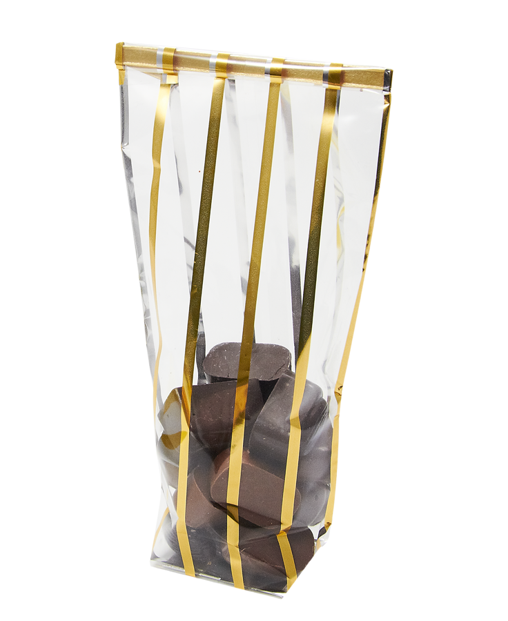 BAG with gold stripes