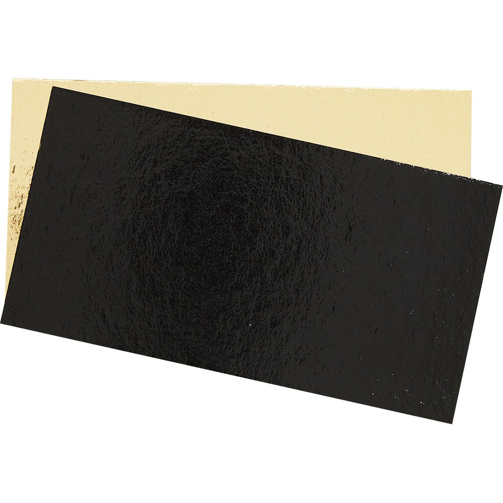 GOLD-SCHWARZ KARTON für Konditorbox 18