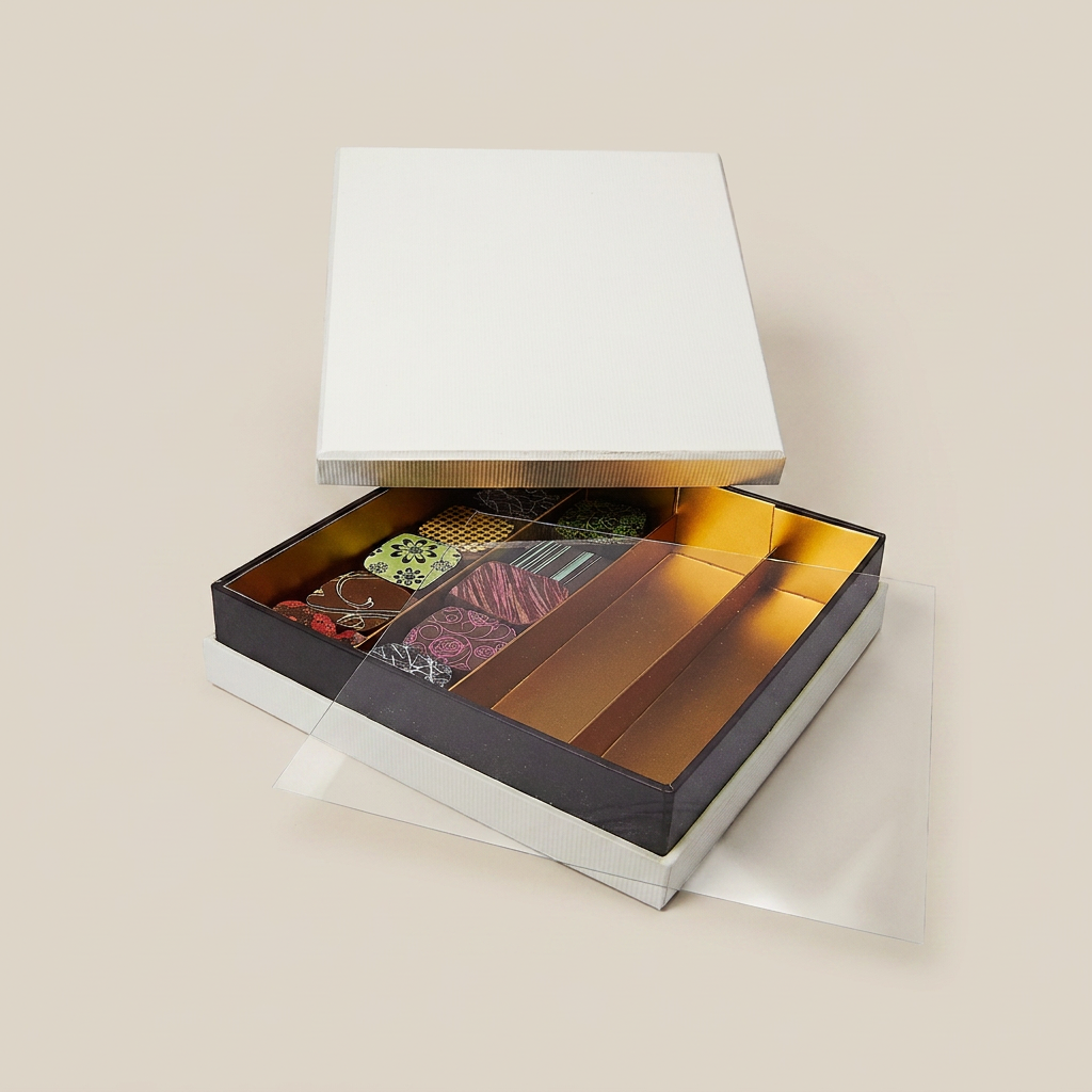 Ivory coffret à gorge carré 16 chocolats