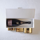 Ivory coffret champagne avec 3 tiroirs