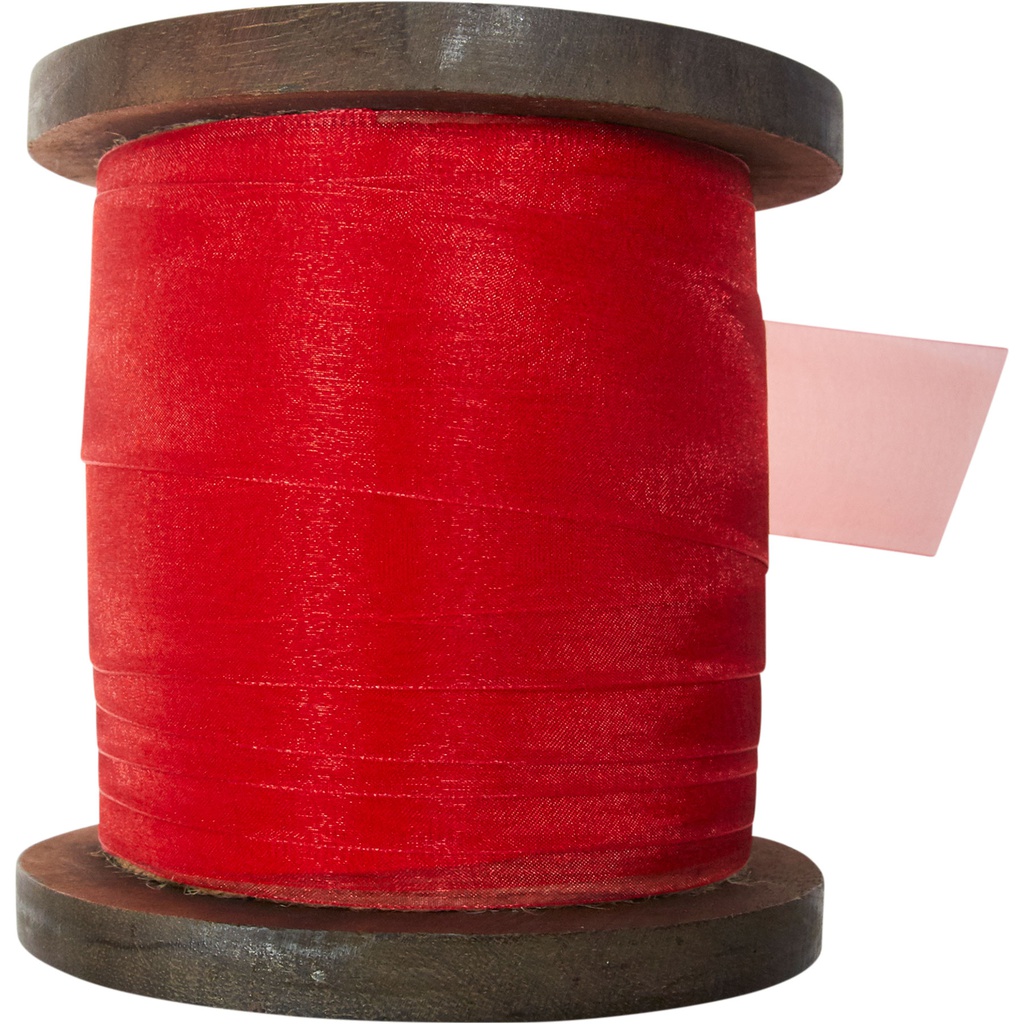 ORGANZA 40mm rosso 20