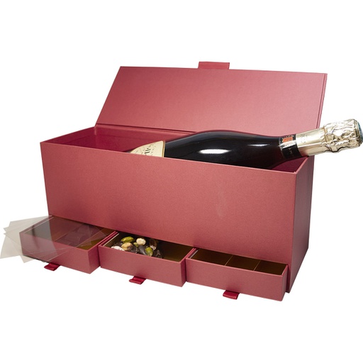 [5534*04*34*27***] FRENCHY RED champagne 3 cassetti