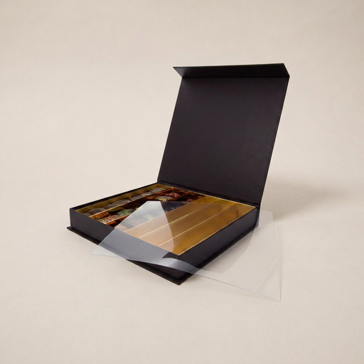 [BXR173679] Chocolate magnetische sluiting vierkante doos 36 chocolade