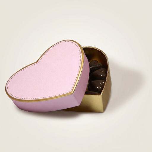 [BXR191221] Sweet Gold Herzbox rosa