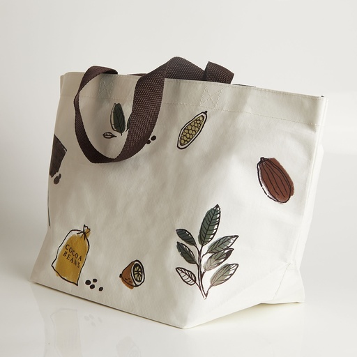 [BGR012499] Reusable bag Chocolate